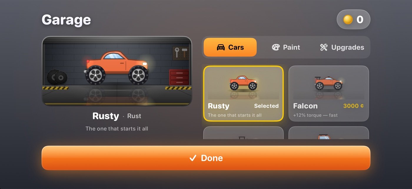 The garage